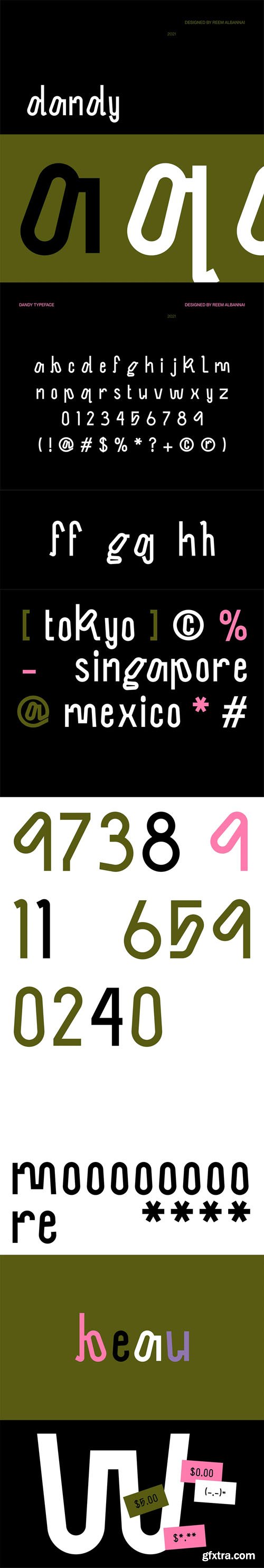 Dandy - Quirky Display Font Dandy - Quirky Display Font