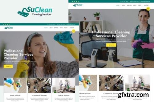 ThemeForest - SuClean v1.0.0 - Cleaning Services Elementor Template Kit - 34494014
