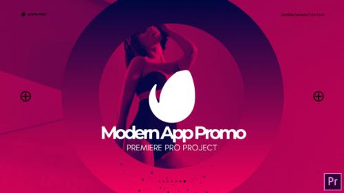 Videohive - Modern App Promo - Clean App Promo Video 3D Mockup Premiere Pro - 34448561 - 34448561