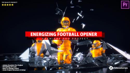 Videohive - Energizing Football Opener - American Football Intro Premiere Pro - 34483078 - 34483078