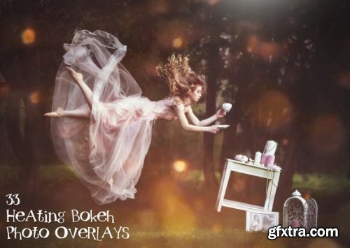 CreativeMarket - 33 Heating Bokeh Photo Overlays 3498878