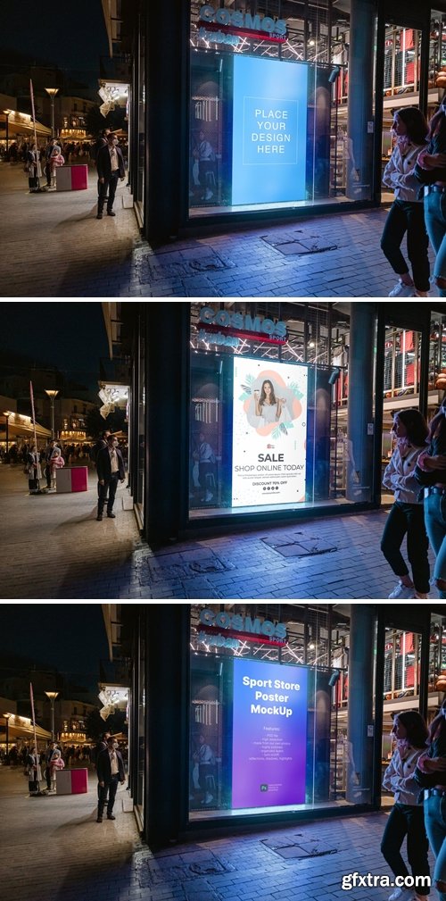 Outdoor Sports Shop Signboard Branding Mockup » GFxtra