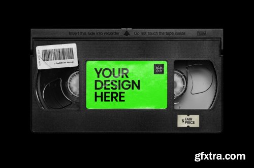 CreativeMarket - VHS Cassette Mockup 3980345