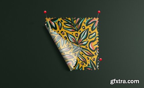 CreativeMarket - Fabric Swatches Mockup 6482265
