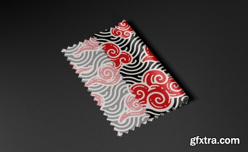 CreativeMarket - Fabric Swatches Mockup 6482265