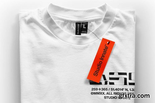 CreativeMarket - Plastic Packed Garment Mockup 6336181