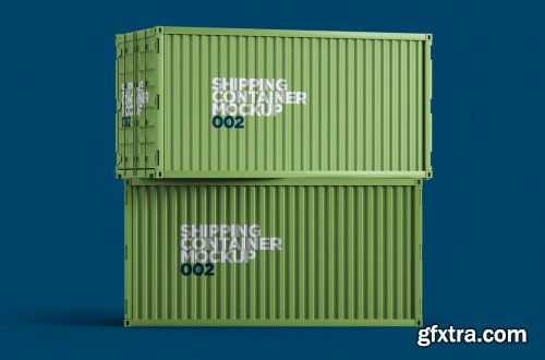 Shipping Container Mockup 002