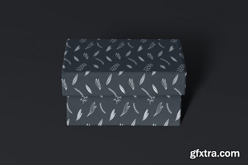 CreativeMarket - Paper Mache Craft Box Mockups 5953880