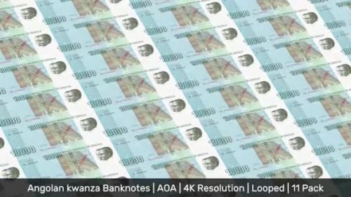 Videohive - Angola Banknotes Money / Angolan kwanza / Currency Kz / AOA/ | 11 Pack | - 4K - 34521979 - 34521979