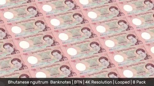 Videohive - Bhutan Banknotes Money / Bhutanese ngultrum / Currency Nu. / BTN/ | 8 Pack | - 4K - 34521984 - 34521984