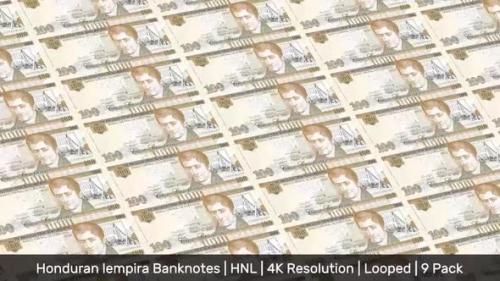 Videohive - Honduras Banknotes Money / Honduran lempira / Currency L / HNL/ | 9 Pack | - 4K - 34522002 - 34522002