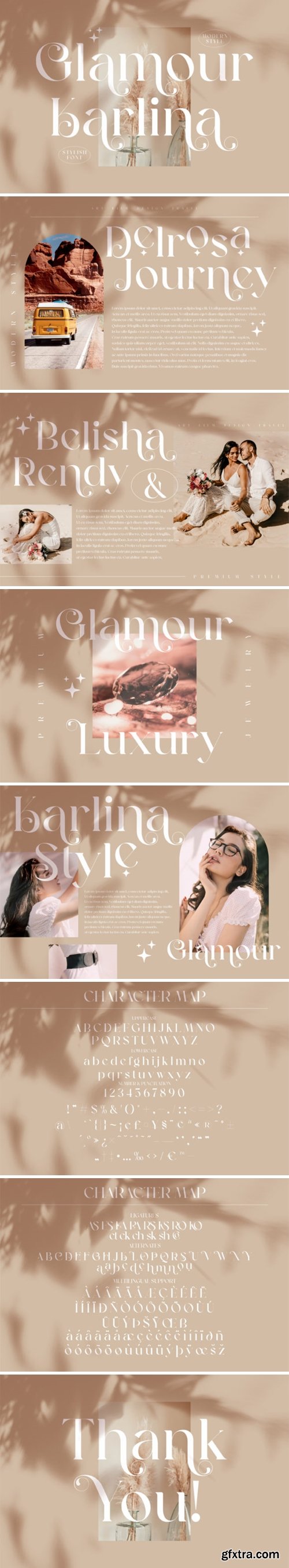 Glamour Karlina Font
