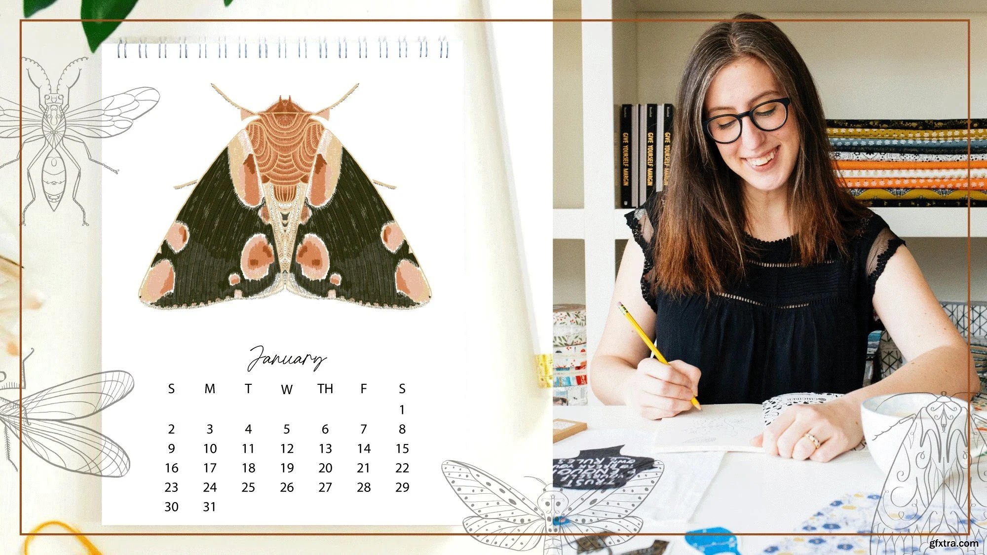 12 Day Art Challenge Create An Illustrated Calendar In Procreate GFxtra