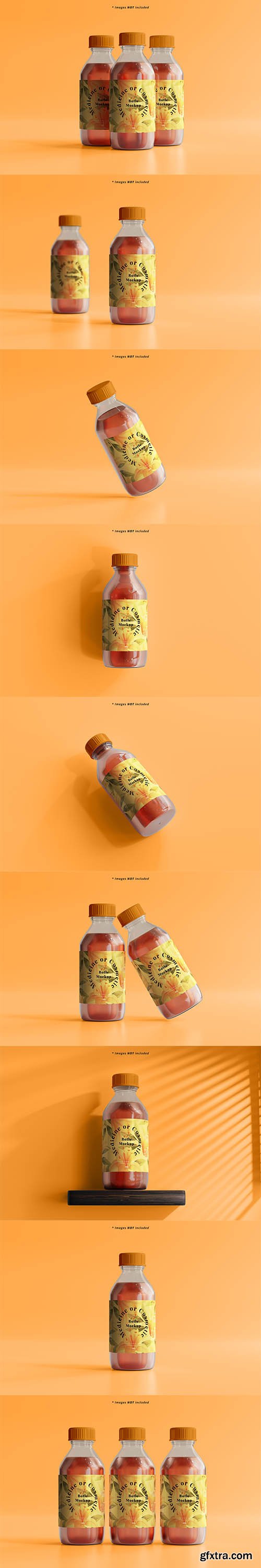 Medicine bottle mockup