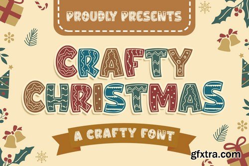 Crafty Christmas a Playful Font
