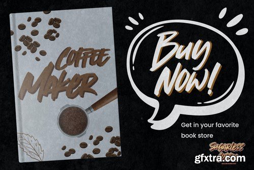 Sugarless Coffee - Bold Brushing Font