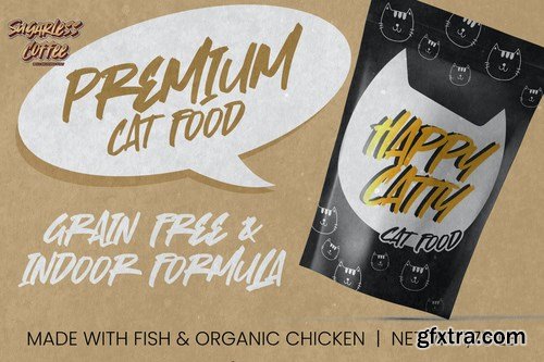 Sugarless Coffee - Bold Brushing Font