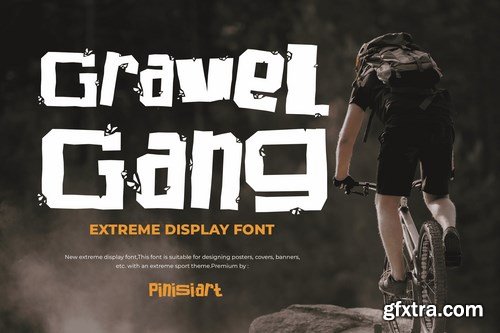 Gravel Gang - sporty font