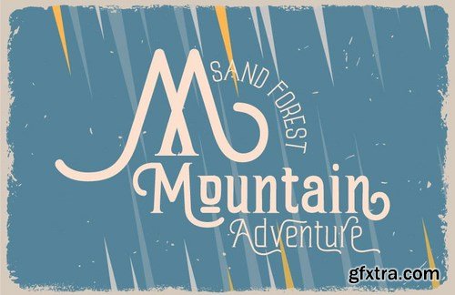 Sand Forest - Retro Display Font