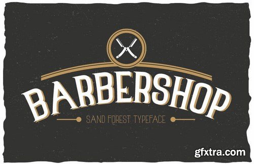 Sand Forest - Retro Display Font