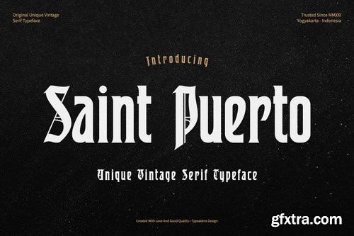 Saint Puerto Font