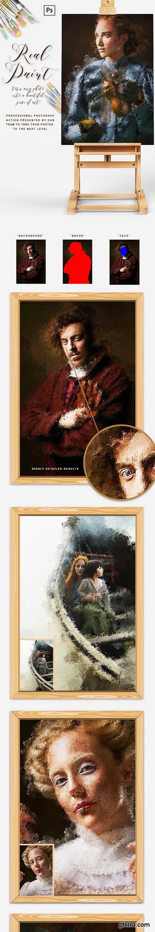 GraphicRiver - Real Paint - Photoshop Action 33396002
