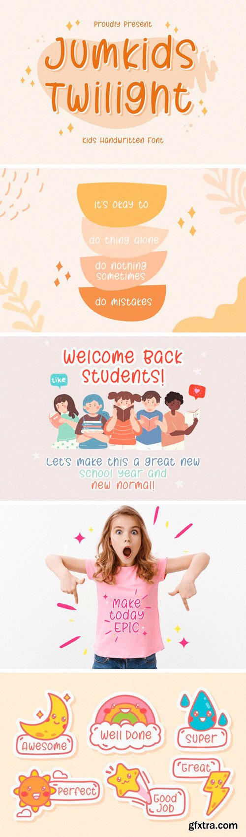 Jumkids Twilight Display Font