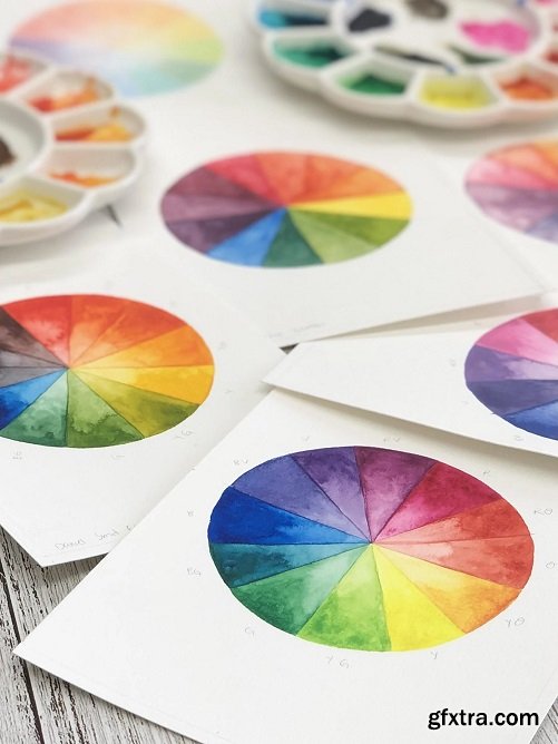 Understanding Color Theory with Watercolor, Gouache, Colored Pencils