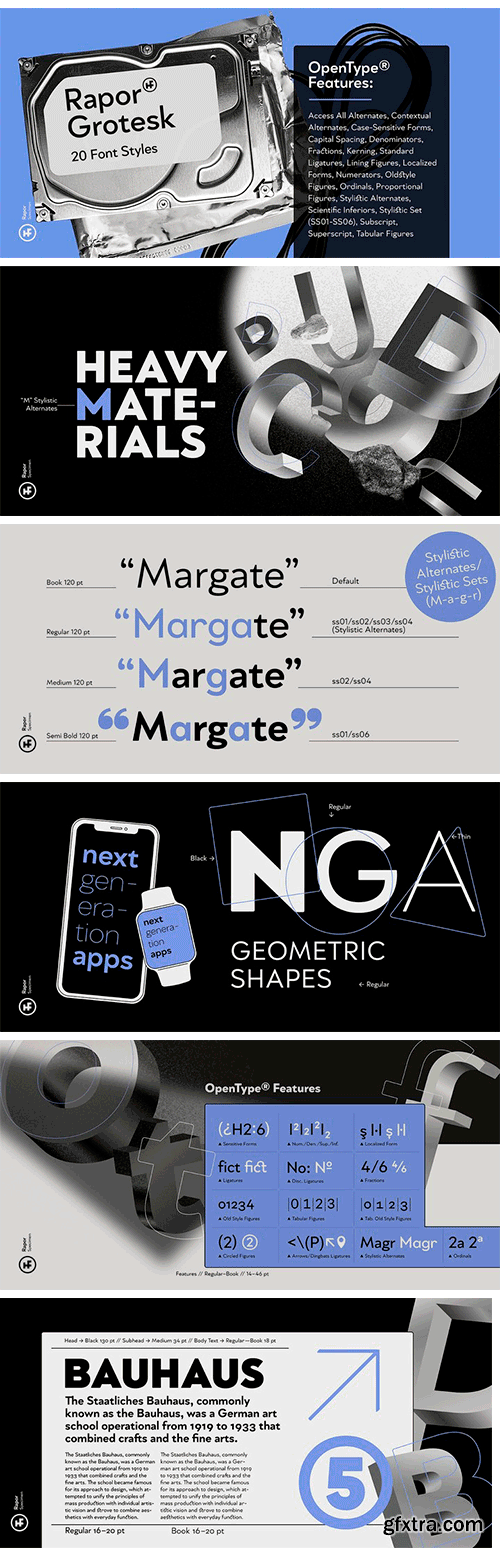 Rapor Font Family Rapor Font Family