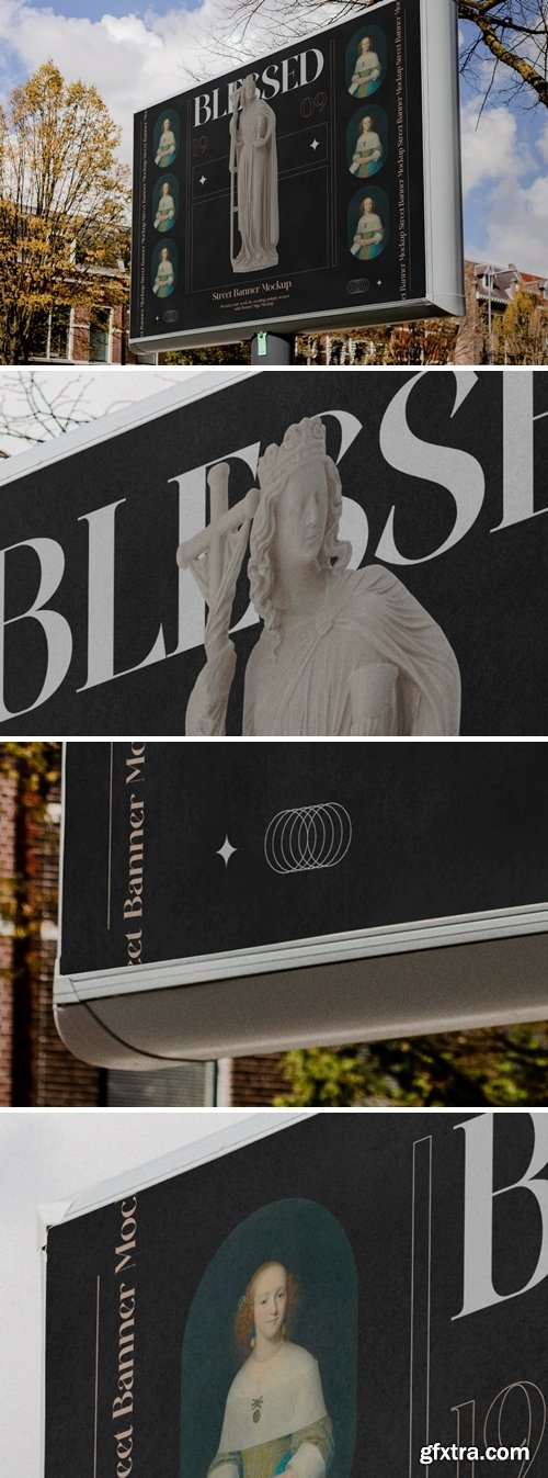 Street Billboard Mockup