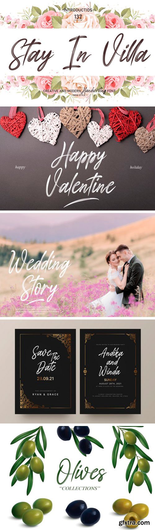 Stay In Villa Brush Font