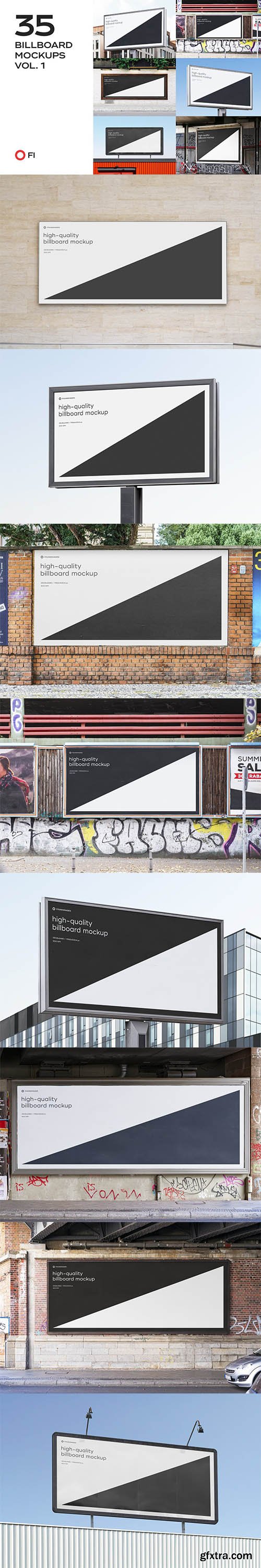 CreativeMarket - Billboard Mockup Template Bundle 6558847