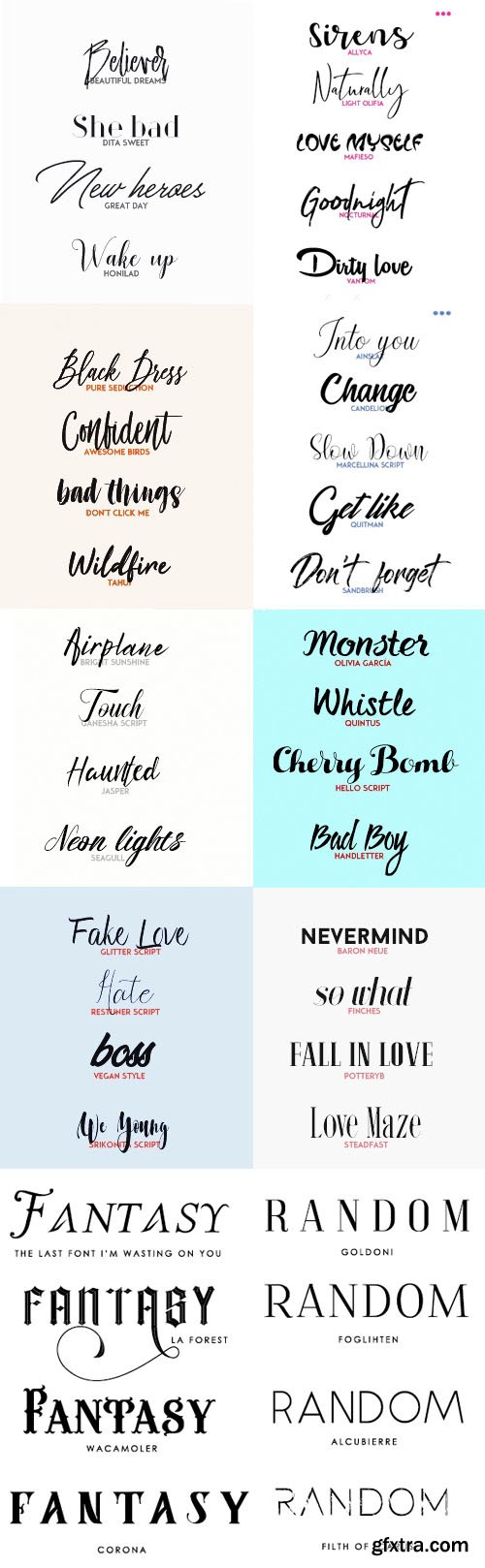 40+ Fonts Pack 40+ Fonts Pack