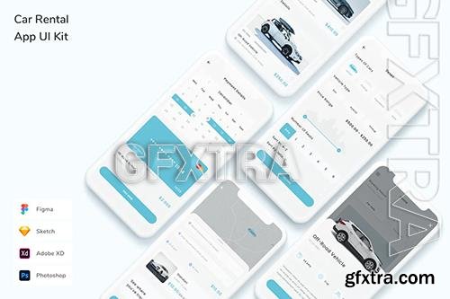 Car Rental App UI Kit AA43NYY