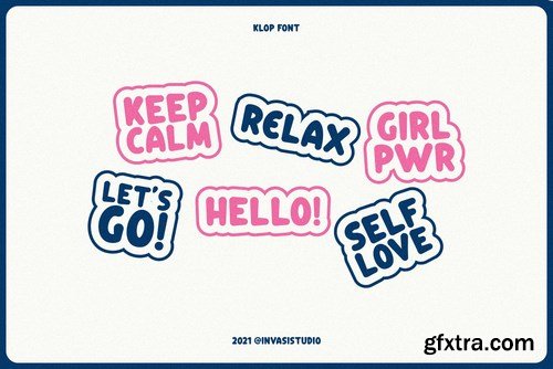 Klop - Friendly Rounded Font