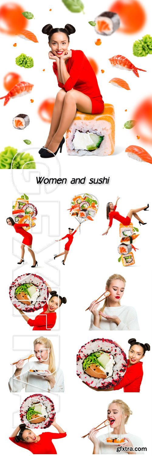 Women and sushi
