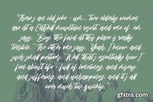 Gunstages Slanted Script Font