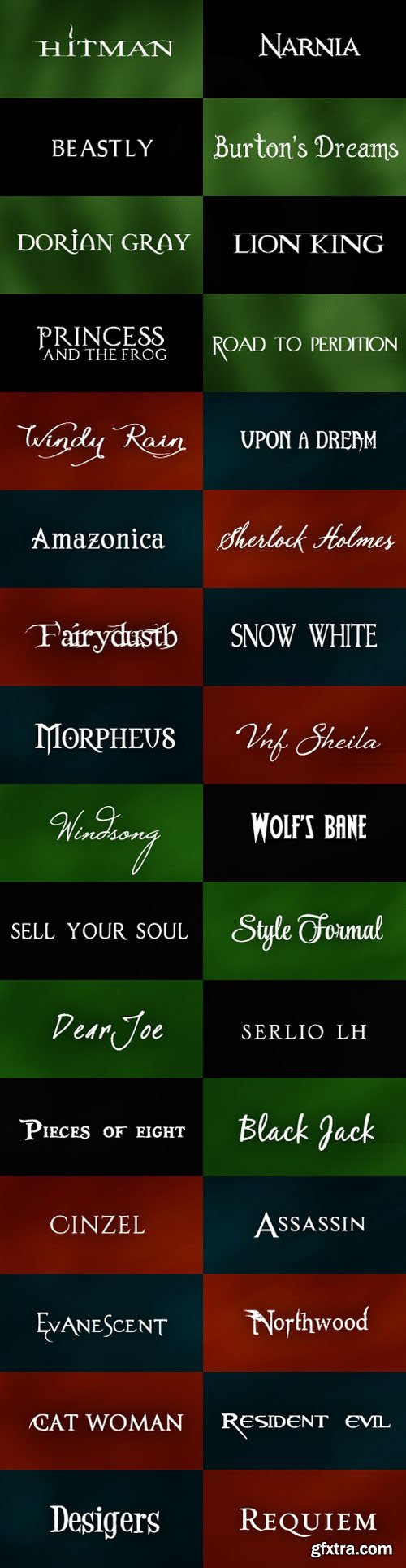 32 Fonts Collection 32 Fonts Collection