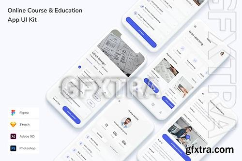 Online Course & Education App UI Kit BJGXAVK