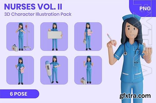 Nurses Vol.II 3D Character Set