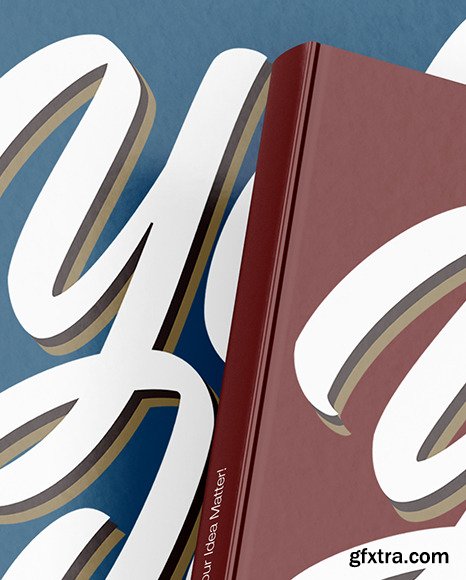 Three Hardcover Books Mockup 89090