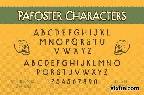 The Pafoster Font