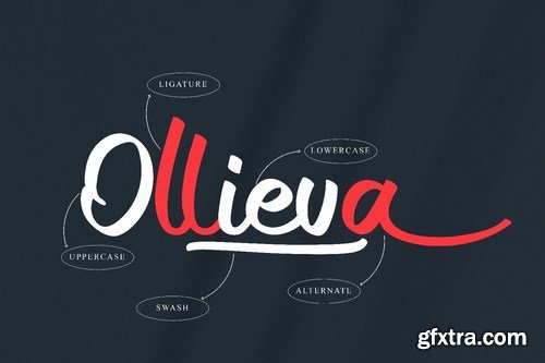 Ollieva - Handwritten Script Font