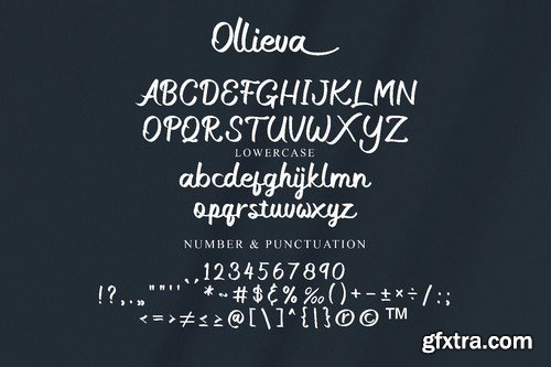 Ollieva - Handwritten Script Font