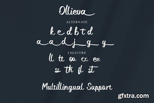 Ollieva - Handwritten Script Font