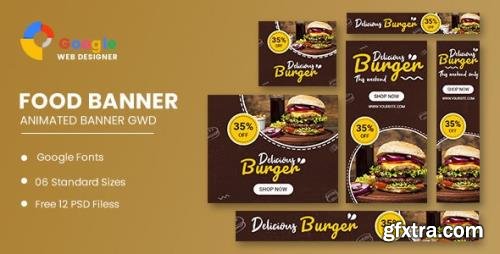 CodeCanyon - Food Google Adwords HTML5 Banner Ads GWD v1.0 - 34766182