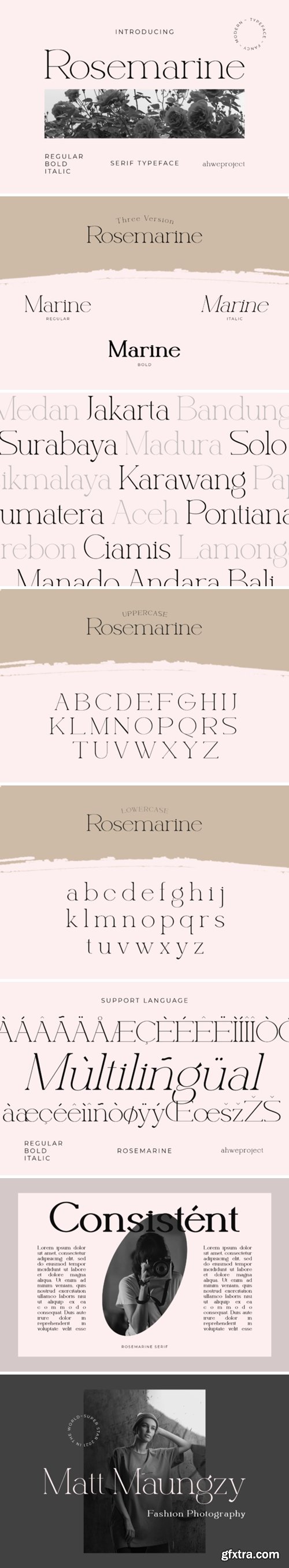 Rosemarine Font