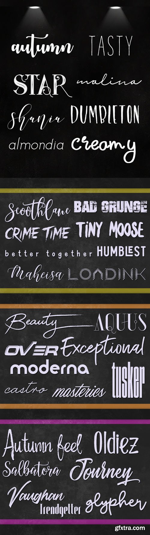 31 Best Fonts Collection