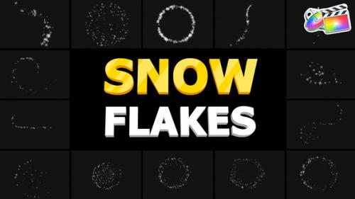 Videohive - Snow Flakes 01 | FCPX - 34835513 - 34835513
