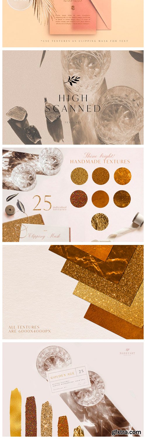 25 Golden Age Luxury Textures 4836502